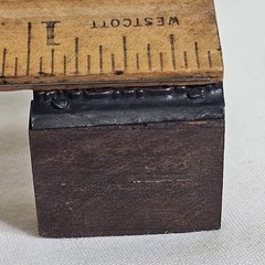 Vintage Decorative Scroll Accent Letterpress Printing Wood Block. T-185