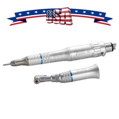 NSK Style Dental Low Speed Straight / 2/4H Air Motor / Contra Angle Handpiece YX