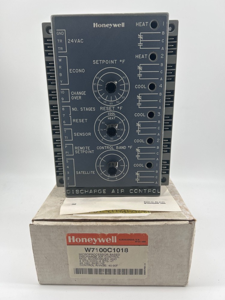 HONEYWELL W7100C1018 MICROPROCESSOR BASED DISCHARGE AIR CONTROL ECONOMIZER