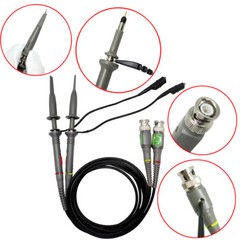 2 of x1 x10 switchable 100MHZ Oscilloscope probes 4 HP Tektronix RIGOL OWON 600V