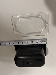 Vigor 24 ounce polycarbonate food storage pan 1/9 size with lids 247FP194 qty 6