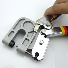 10 inch High-Carbon Steel Stud Crimper Pliers Drywall Tools Punch Lock Framin…