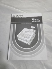 SHARP XE-A207 CASH REGISTER Control System Electronic With Key And Manual Tested