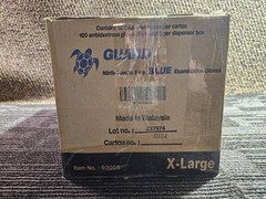 (QTY 1000) MTR Guard Nitrile Exam Glove 5 Mil Palm Powder-Free XL Blue 93005