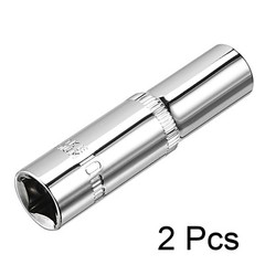 2Pcs 3/8-inch Drive 10mm Cr-V 6-Point Deep Socket New