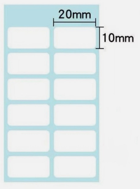 200 20mm x 10mm Blank Labels, White Sticker label sticker thermal label sticker