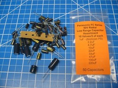 Panasonic – FC Series Capacitors – Individual Values and Kits 2.2-4700uF 25V/50V