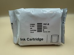 Genuine Pitney Bowes 787-8 Fluorescent Red 78ml Ink Cartridge CG380A NEW Sealed