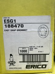 🔴(QTY 100) CADDY (Erico) ESG1, EASY SNAP STUD GROMMET‼️