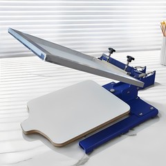 Tilting One Color Screen Printing Machine w/Adjust Pallet 18×22”Screen Printer