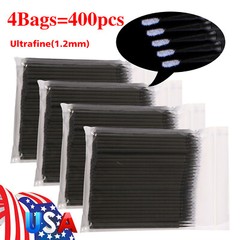 400 Microbrush Micro Brush Applicator Tips (Regular, Fine, Super Fine) Dental
