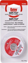 Oatey 53062 .25lb Safe Flo Solder – Lead-Free Plumbing Solution for Safe Water