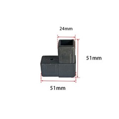 Square Tube Socket Connector Joints Plastic Profiles Connections 2/3/4/5-Way