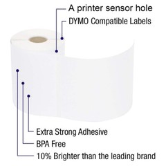 220/Roll 4×6 Thermal Postage Labels Compatible with Dymo 4XL 1744907 2-100