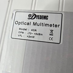 D YEDEMC Fiber Optic Cable Tester Portable Optical Fiber Power Meter FC/SC/ST Un