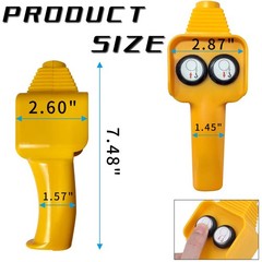 RUGCEL WINCH Winch Hand Control Assembly (Yellow) – 12V Electric Winch Replac…