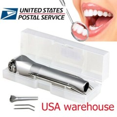 Dental Tri-3 Way Air Water Syringe Spray Triple Handpiece ^ 2 Nozzles Tips Tubes
