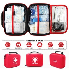237Pieces First Aid Kit Premium Medical Supplies All-Purpose and Emergency Bag