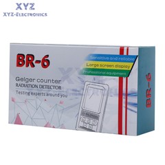 BR-6 Geiger Counter Nuclear Radiation Detector X-ray Beta Gamma Detector Tester