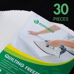 KOPAIBOS Freezer Paper Sheets for Quilting & Crafts – 8.5×11 30 Sheets, White