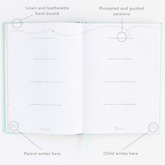 Mint Linen/Leatherette Kids Journal – Quality Time Gift
