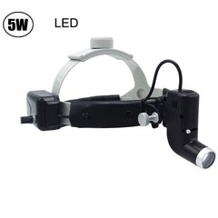 5W Dental Medical Headband LED Head Light Good Light Spot ENT Black US STOCK
