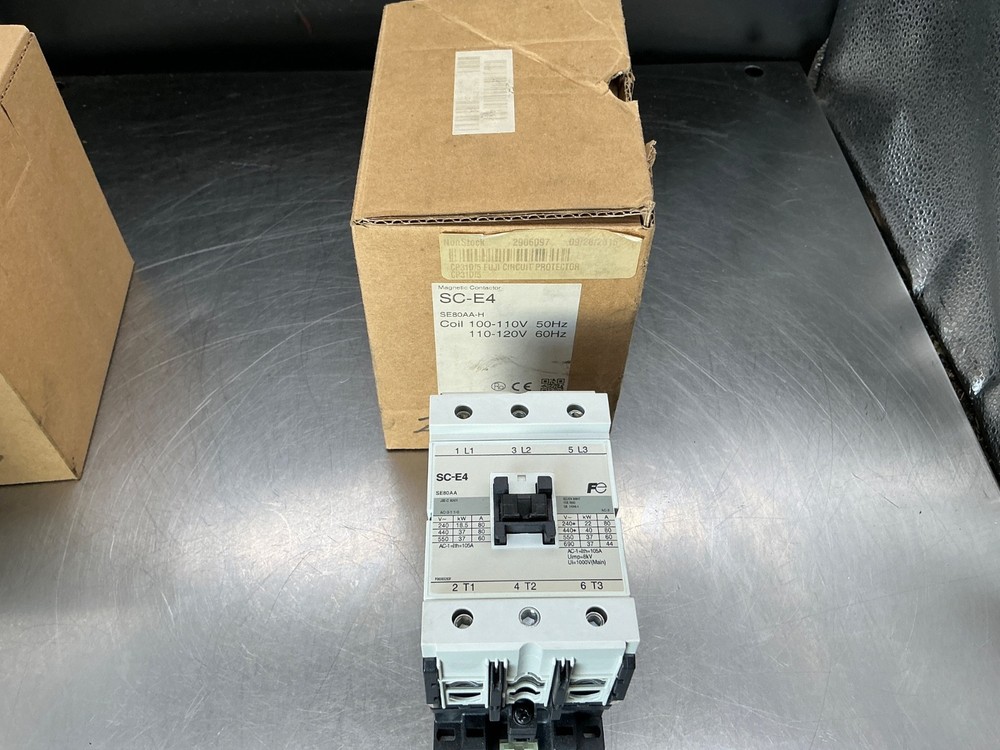 Fuji SC-E4 Magnetic Contactor 100-110v 50Hz, 110-120v 60Hz
