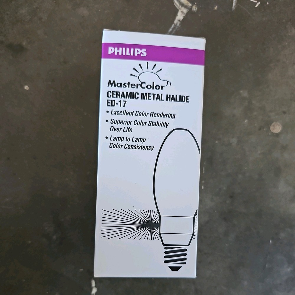 Philips Mhc150/U/M/4K Ceramic Metal Halide Lamp ED17 Bulb 150W Light Bulb NEW