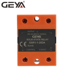 GEYA Solid State Relay Module SSR-10A 25A 40A DA 3-32VDC to 24-480VAC With Cover
