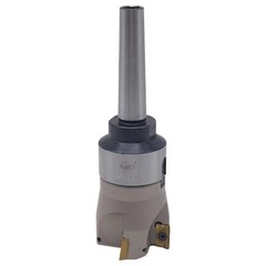 CME 2″ 90° Indexable Face Mill w/ MT2 Arbor, APKT1604 Inserts Included, 4 Flutes