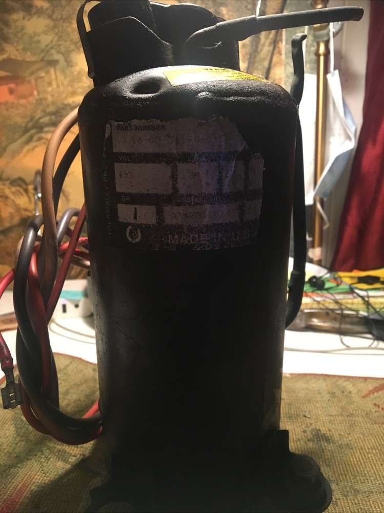 AC compressor NS19 015G 115V LRA 34 Hz 60 PH 1 SERIAL NO : A717G320345