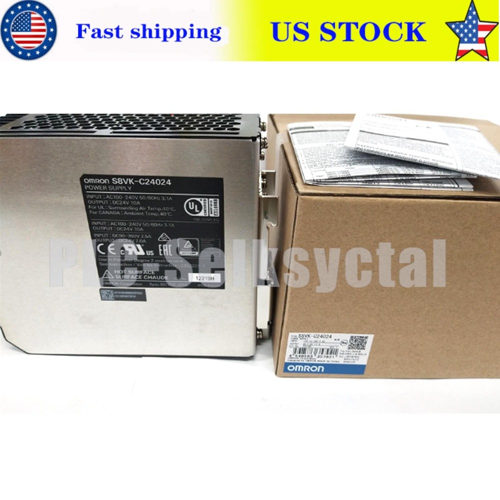 new Omron S8VK-C24024 Switching Power Supply 100-240VAC 24VDC 10A US Free TAX