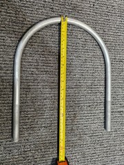 (QTY 2) Standard U-Bolt 3/4″-10 Thread Size For Pipe Size 10 in Hot Dipped Galv.