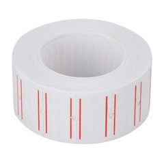 Price Tag Gun Sticker Red line 600 Labels per Roll Refill Ink Roller For MX-5500