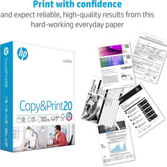 HP 200060 Copy&Print20 8.5 x 11 Printer Paper, 1 Ream – 500 Sheets