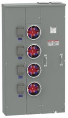 Square d Meter MP64200 4 Gang 600A bus,200A Max. Ring As WEP4412 EUSERC