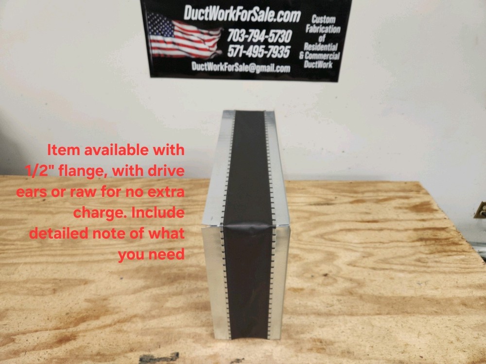 14″ X 18″ CARLISLE FLEXIBLE DUCT CONNECTOR CANVAS DUCTWORK CONNECTOR