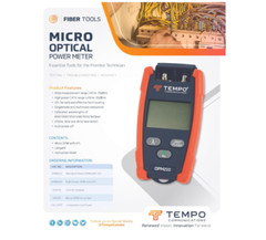 TEMPO OPM220 High Power Fiber Optical Power Meter w/ Visual Fault Locator, OPM