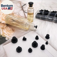 100 Pcs Silicone Rubber Hole Plugs Set – 9 Sizes T-Type Black Silicone Plugs Cap