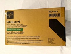 Medline FitGuard Nitrile Powder-Free Exam Gloves Large FG2503 10 Boxes/2500