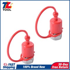 1/2″ Ag Hydraulic Quick Connect Tractor Couplers +Dust Caps Ball Pioneer Style