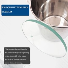 P PBAUTOS 9 Gallon Tempered Glass Vacuum Chamber with Two Rubber Seals, 33L…