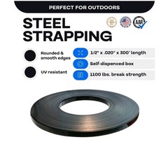 IDL Packaging Portable 1/2″ x 200′ Steel Strapping Kit, 1100 lbs Break Strength