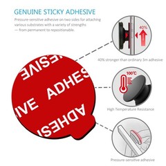 Replacement Adhesive Pads 8 Pack for Pop Socket Expanding Phone Grip NEW