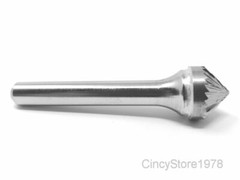 SK-5 Double Cut Tungsten Carbide Bur Cutting Tool Burr Abrasive Cone Shape NEW