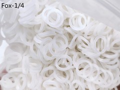 3.5OZ Dental Ortho Super Elastic Rubber BandS Ligature Ties Transparent 5 Sizes