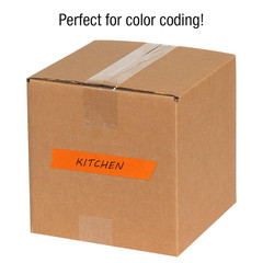 PT935003D Tape Logic Masking Tape, 1″ X 60 Yd, Orange (Pack of 36)