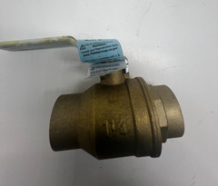 Apollo 1-1/4″ FNPT 600CWP Brass Lead Free Full Port Ball Valve 94ALF-206-01A