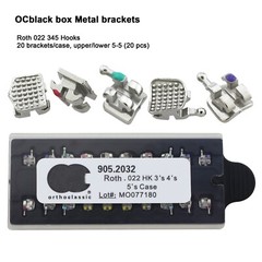 Dental Orthodontic Brackets Braces Metal Mini MIM Roth MBT 022 018 345 Hooks