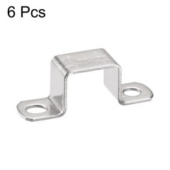6pcs U Shaped Connector Bracket 22 x 27mm 304 Stainless Steel for Door window